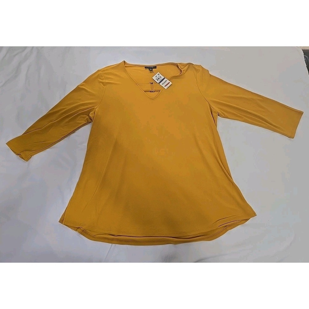 Alfani Women's Size XL Blouse ~ India Gold